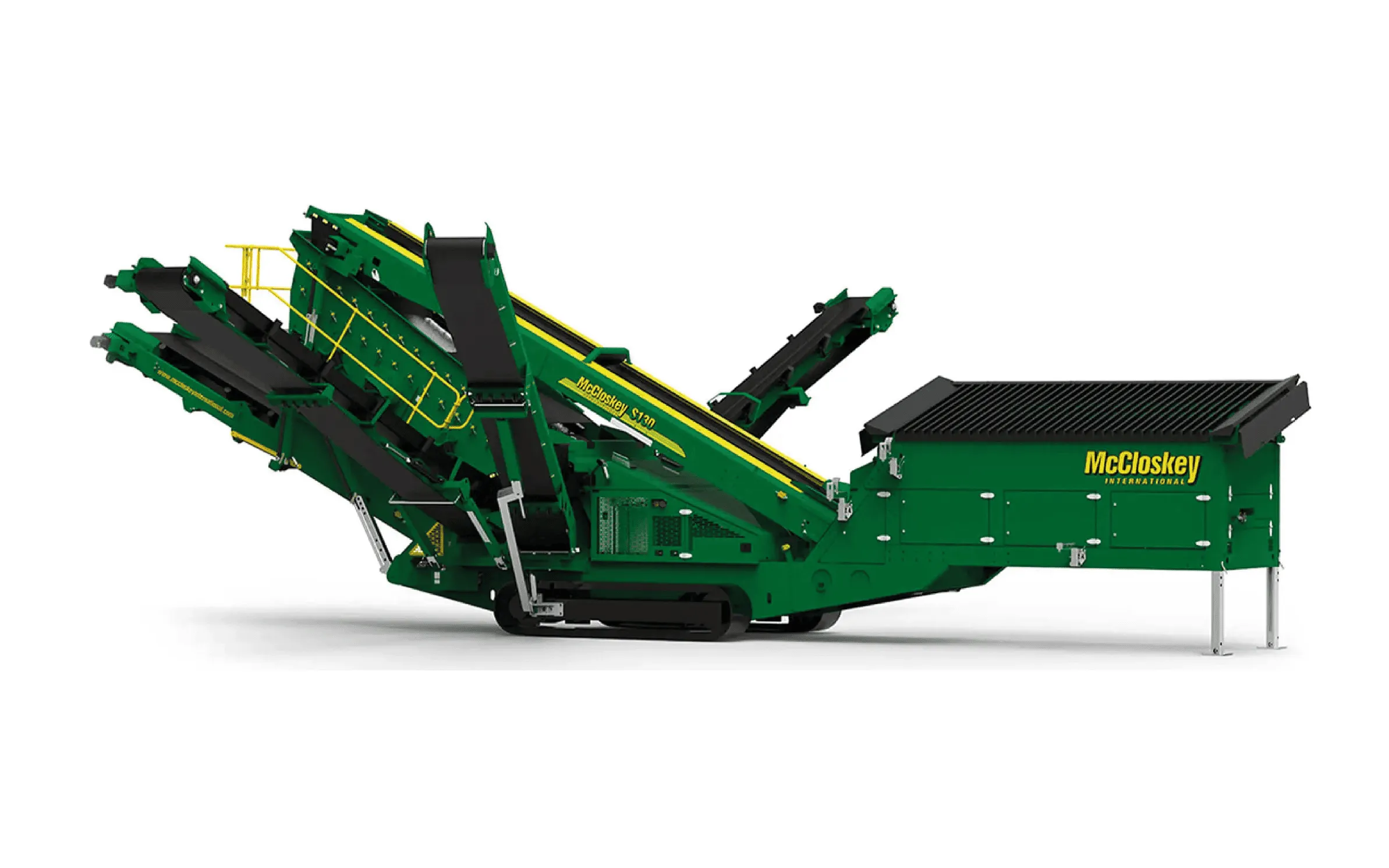 Máquina Zaranda vibratoria sobre oruga