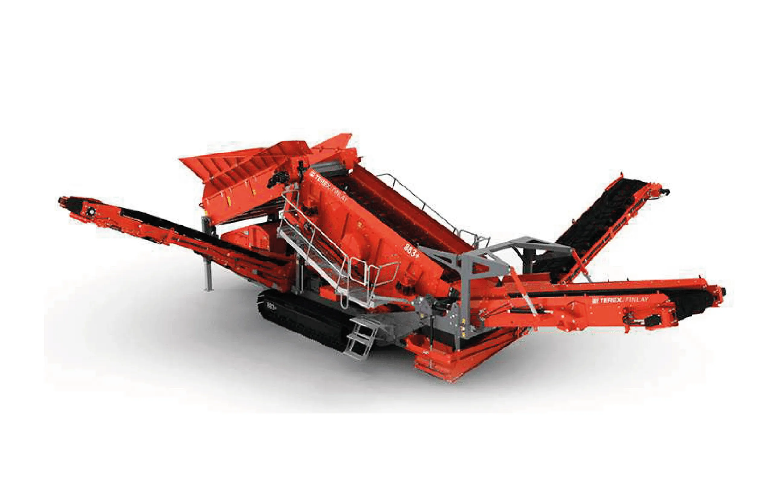 Máquina Pre cribadora sobre orugas