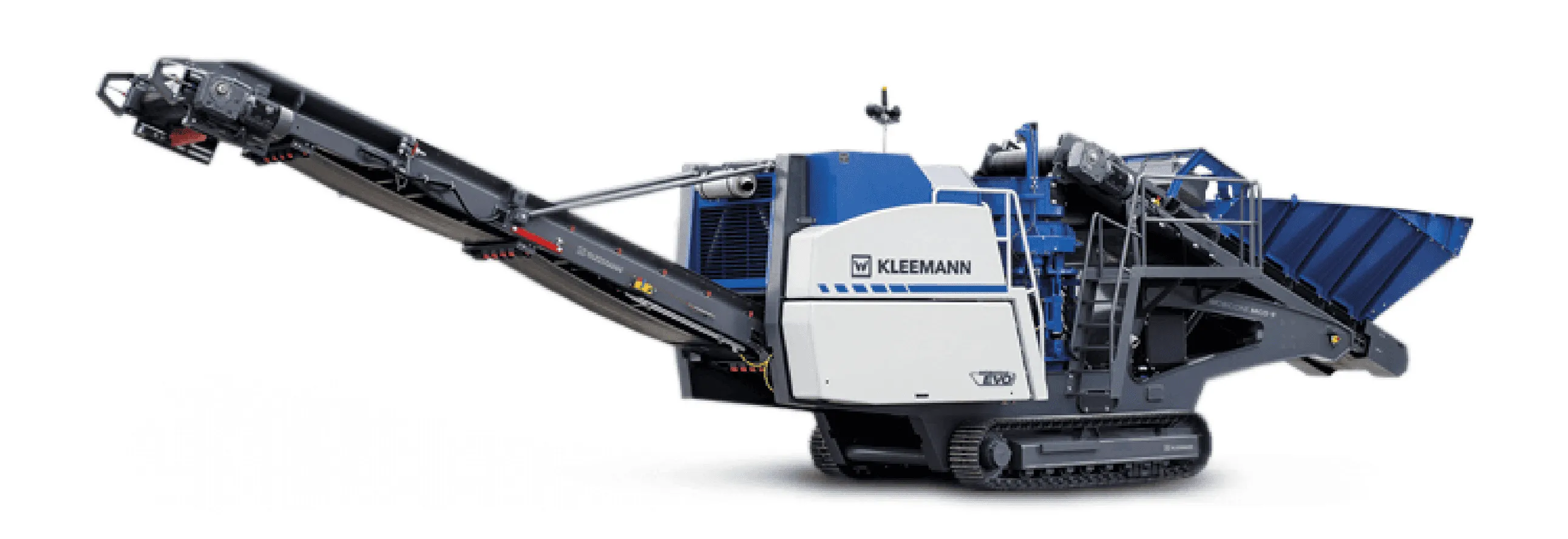 Máquina Chancadora secundaria sobre oruga