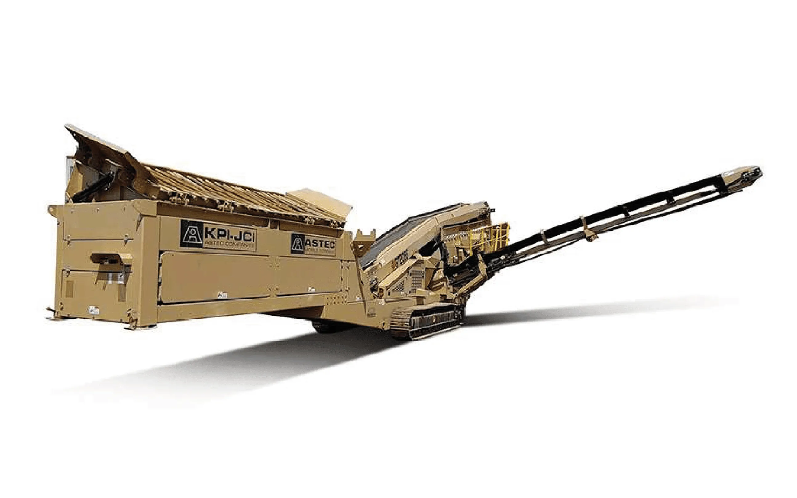 Máquina Zaranda vibratoria sobre oruga